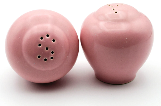 Vintage, Mid-Century Pink Salt & Pepper Shakers