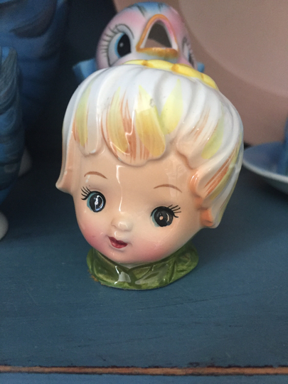Vintage Lefton Thumbelina Salt Shaker Honeybun