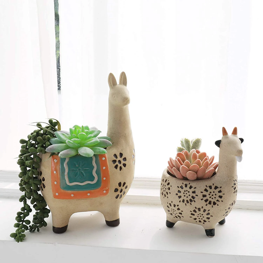 Cute Goat Succulent Pots With Drainage