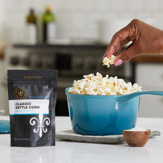 Kettle Corn Seasoning For Popcorn - Easy Diy Corn, Gourmet Popcorn, Employee Christmas Gift Box, Gluten-Free, Non Gmo, Vegan