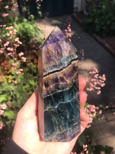 Rainbow Fluorite Tower