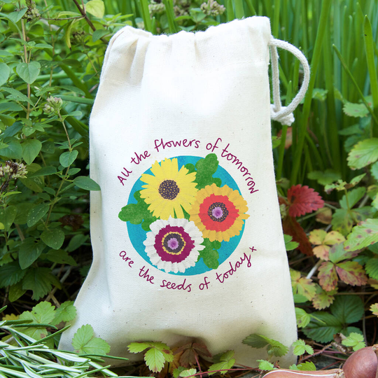 'Flowers Of Tomorrow' Seeds Gift Bag For Teacher
