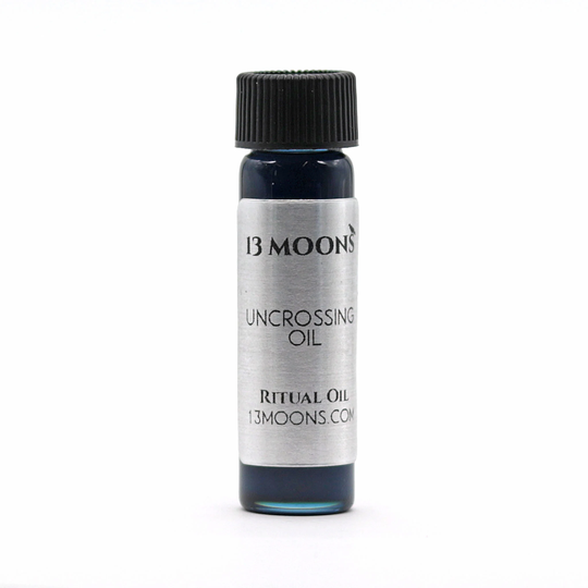 Uncrossing Oil By 13 Moons, Spiritual Oil, Ritual Anointing Blended Essential Oils For Wicca, Witchcraft