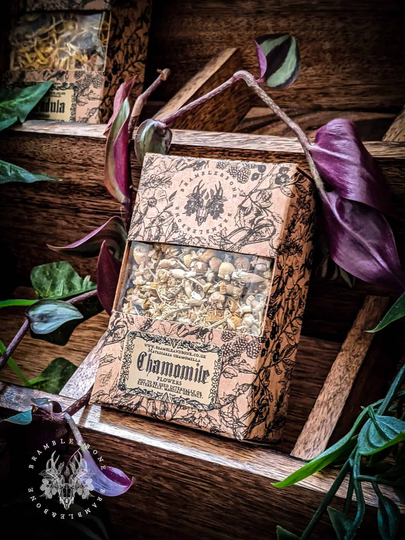 Chamomile Flowers - Organic | Dried Magical Herbs For Traditional Witchcraft & Folk Magic Solar, Luck, True Love, Money, Sleep, Success