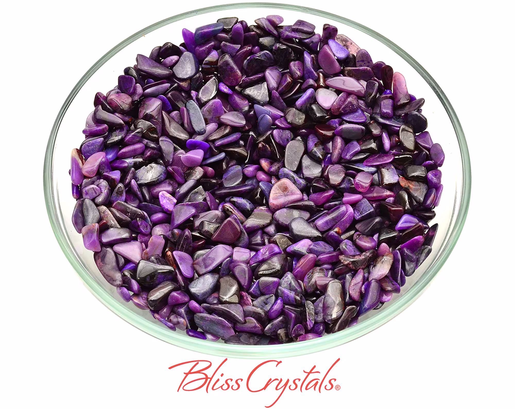 2 Mini Sugilite Tumbled Stone For Medicine Bags & Crafts #st88