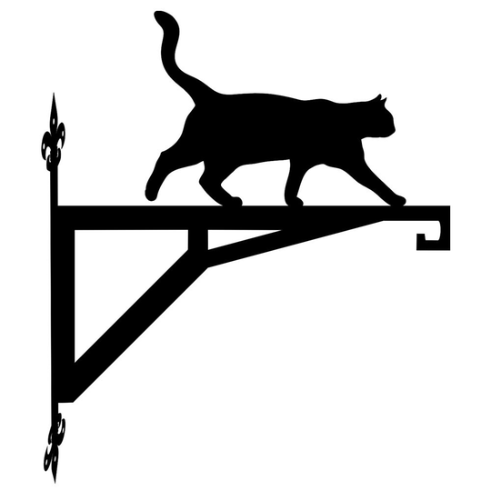 Cat Walking Modern Contemporary Hanging Bracket