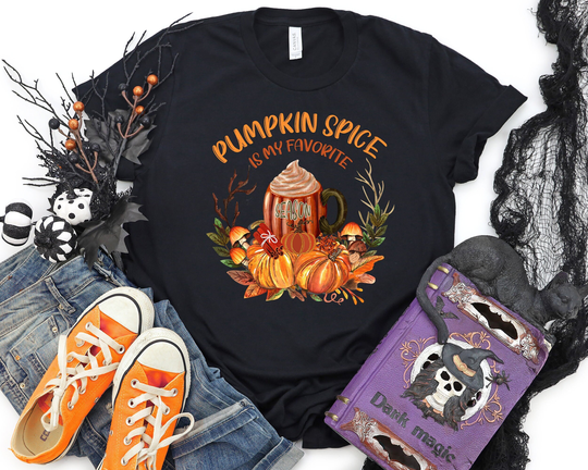 Pumpkin Spice Is My Favorite Season Shirt, Pumpkin Tshirt, Vintage Autumn Tee, Fall Women Shirt Vintage, Gifts