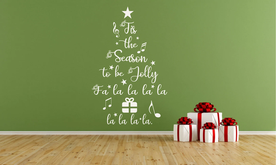 Christmas Tree "Tis The Season To Be Jolly