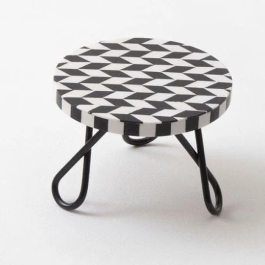 Plant Stand Indoor Retro Row Small Round Modern Home Décor Side Table For Multi Purpose Indoor & Outdoor