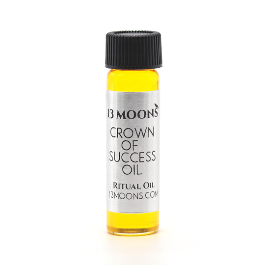 Crown Of Success Oil By 13 Moons, Spiritual Oil, Ritual Anointing Blended Essential Oils For Wicca, Witchcraft