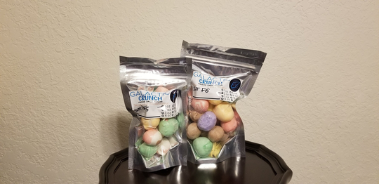 Freeze Dried Salt Water Taffy Assorted, Berries & Creme, Tropical
