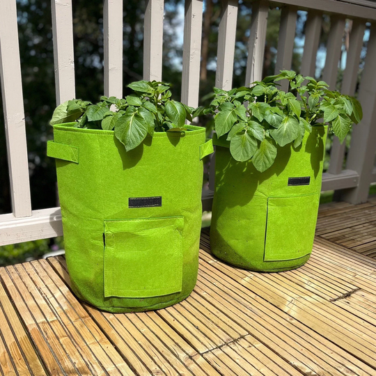 Potato Planter Grow Bags 37 Litre Non - Woven Aeration Fabric Pots