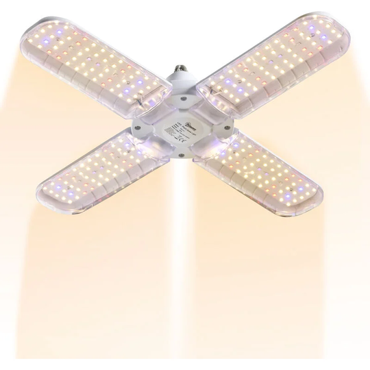 Outsunny - 20W Led Grow Light, Foldable Plant Growing Lamps for Indoor Plants - White