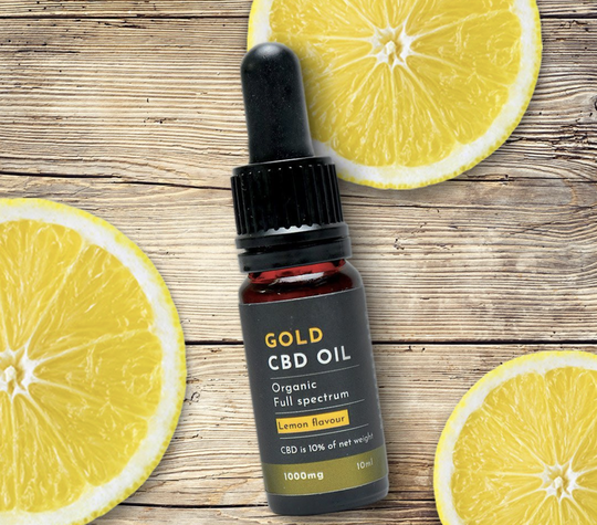 CBD Oil 1000 Mg Gold Lemon