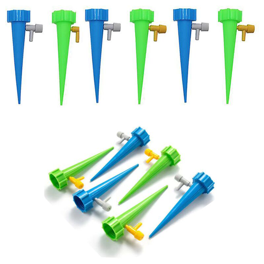 12pcs Automatic Garden Plant Drip Self Watering Spikes Stake Flower Water Device
