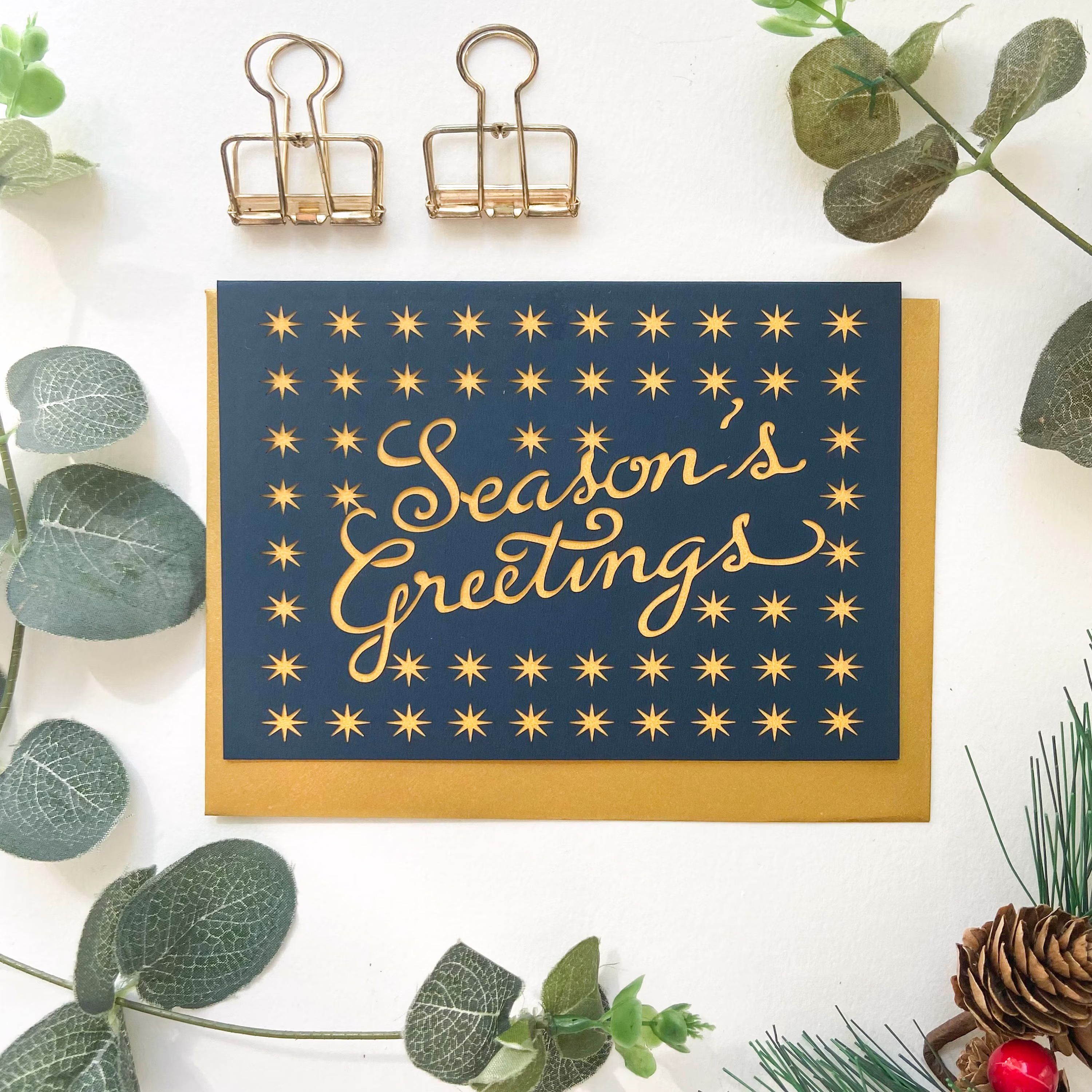 Season's Greetings Card, 3D Merry Christmas Unique Holiday Holiday Card Set, Bulk Handmade Cards, Season Cards
