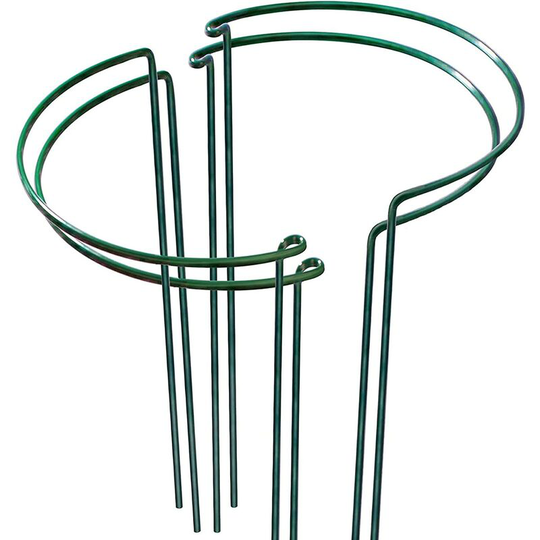 Soekavia - 4 Pack Sturdy Metal Plant Support Garden Plant Cage Plant Stake for Tall Plants, Dahlias, Lilies, Fennel, Shrubs, Flower, Peonies,