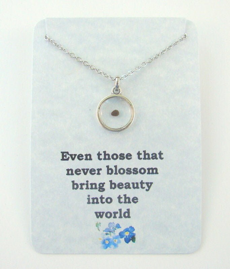 Miscarriage Memorial Seed Necklace, Pregnancy Loss, Gift For Loss Of A Baby, Gift, Little Kindness