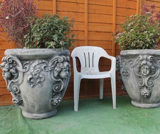 Pair Of Stone Perisian Tubs