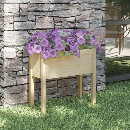 Asupermall - Garden Planter 70x31x70 cm Solid Pinewood