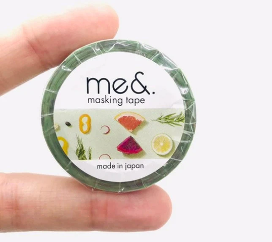 Japan Imported Washi Tape. Kitchen Herbs With Oranges & Lemon