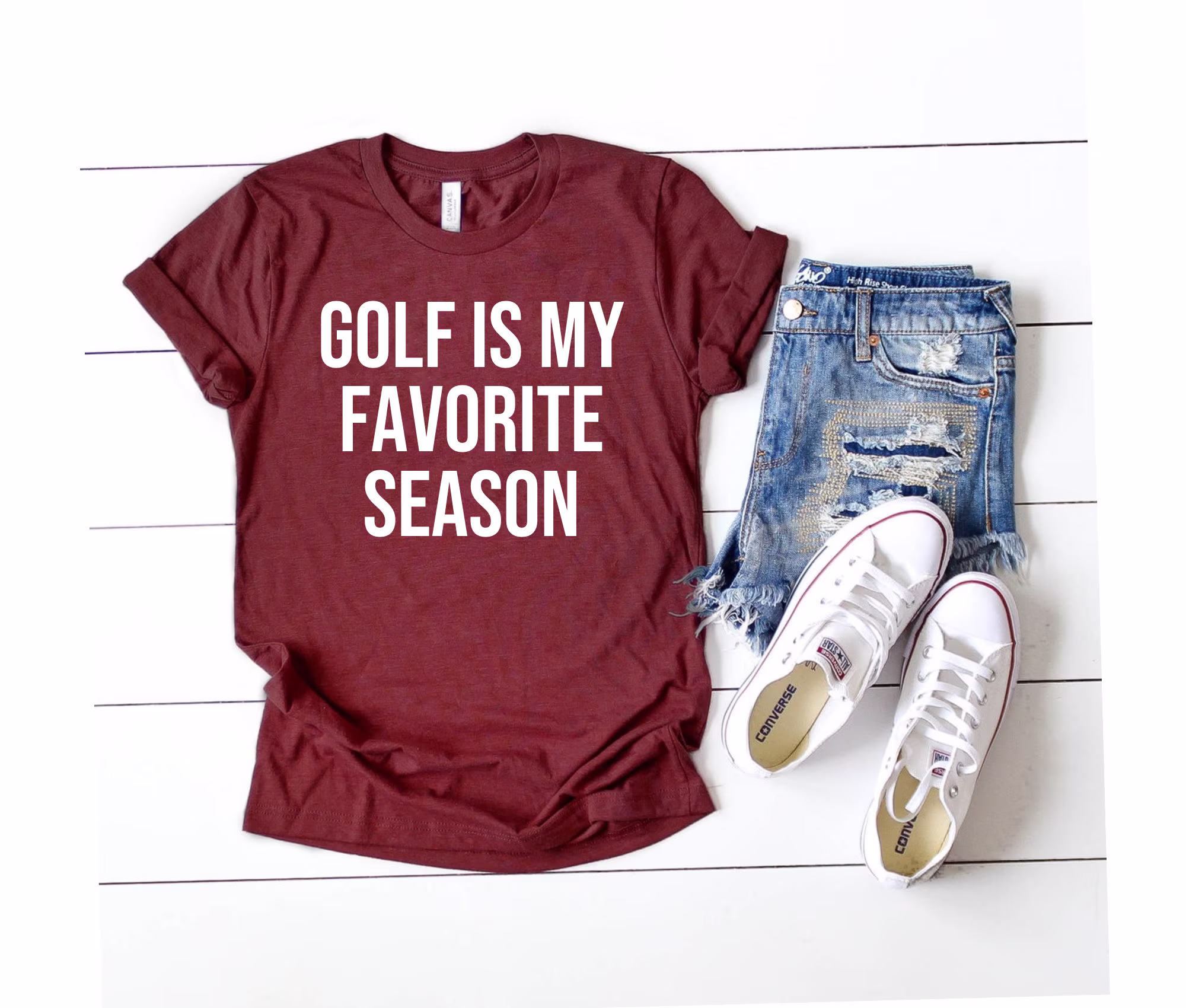 Golf Is My Favorite Season Shirt Funny Golf Gifts For Friend T Lover Women Trendy Sport Family