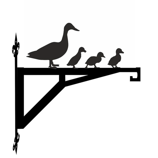 Duck & Ducklings Modern Contemporary Hanging Bracket