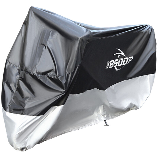 Asupermall - 200*90*100 Motorcycle Cover with Keyhole¨C All Season Waterproof Outdoor Protection Against Dust, Debris, Rain and Weather(M-XXXXL)