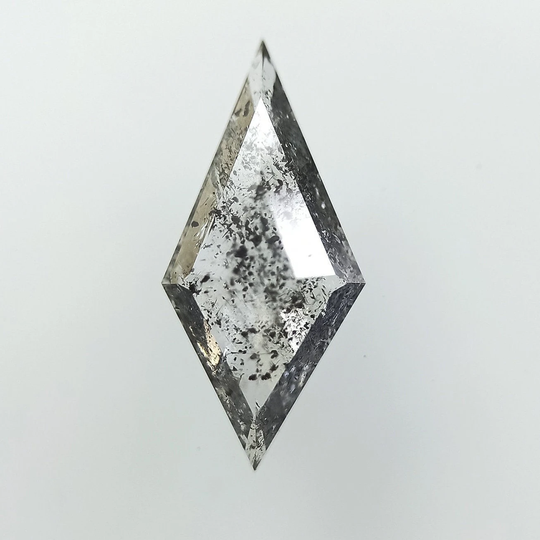 0.67 Ct 11.10×5.30×2.15mm Natural Loose Salt & Pepper Diamonds Kite Shape Diamond Solitaire Diamond Brilliant Polished