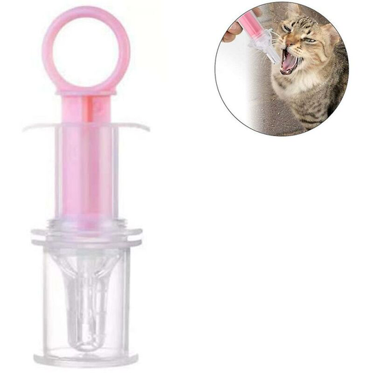 Small Pet Medicine Feeder Pink- ssxjv