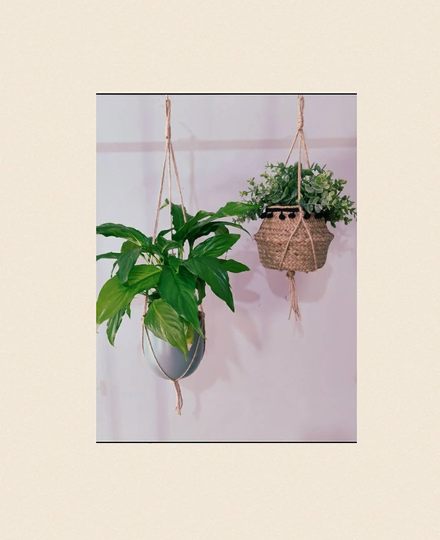 Plant Hanger Made From Natural Jute, Long Or Short For Plant Pot Holder Indoor Hanging Plants, Gift A Lover Mother's Day