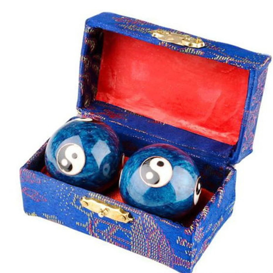 Yin Yang Chinese Meditation Ball, Baoding Balls, Zen Stress Relieve Balls
