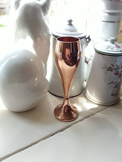 Copper Chalice For Ayurveda Practice Of Drinking Water