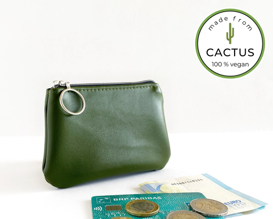 Small Zipper Wallet For Women | Money Pouch From Cactus Desserto®