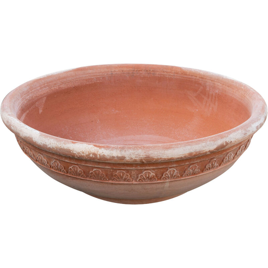 Terracotta bowl 100% Made in Italy Handmade L103XPR103XH35 cm