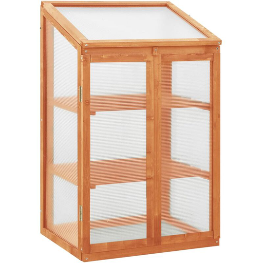 Vidaxl - Greenhouse 60x45x100 cm Firwood Brown