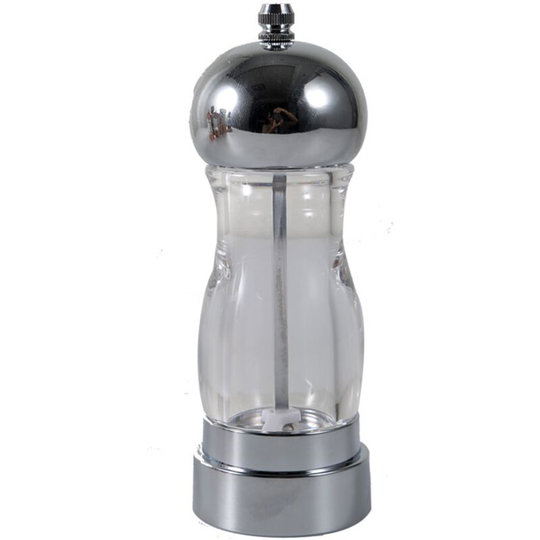 Grinder new transparent pepper grinder spice coffee manual grinder seasoning jar Silver 6 Inch Bubble Wrap