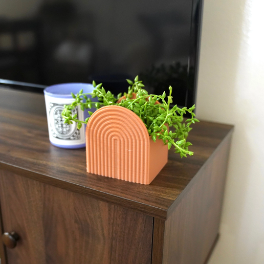 Rainbow Planter - Terracotta Color