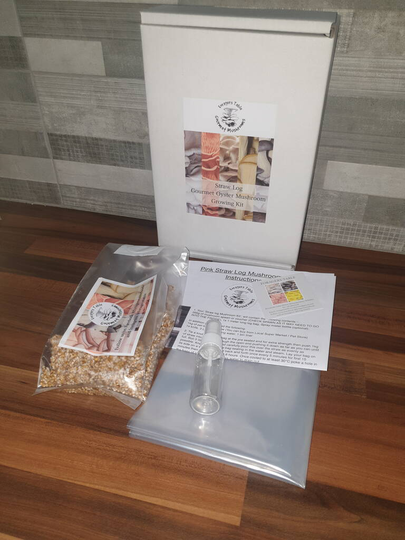 Oyster Mushroom Straw Log Grow Kit Gift Edition