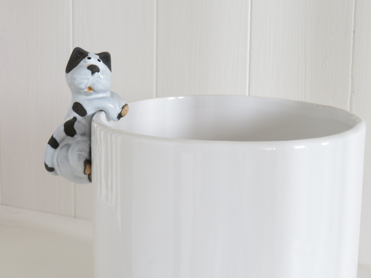 Carl The Cat Plant Pot Hanger | Hugger 8.5cm