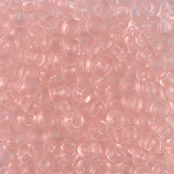 Seed Bead 6-155 Miyuki Beads 6/0 Transparent Light Tea Rose 20 Grams Diy
