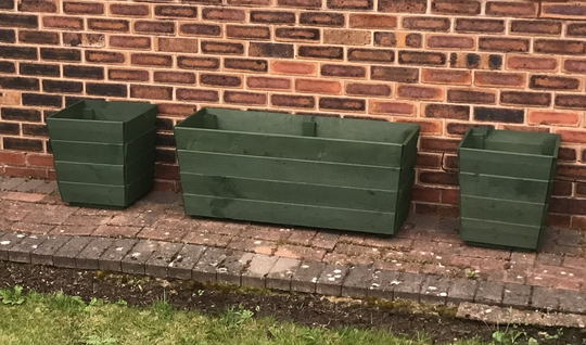 Trough Planters/Garden Wooden Herb - See My Shop For Other Shapes/Sizes