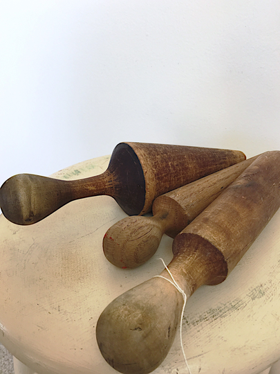 Vintage Wooden Pestles, Wood Mashers, Primitive Kitchen Collection, Farmhouse Decor