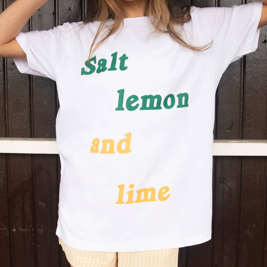 Salt Lemon And Lime Women's Slogan T Shirt