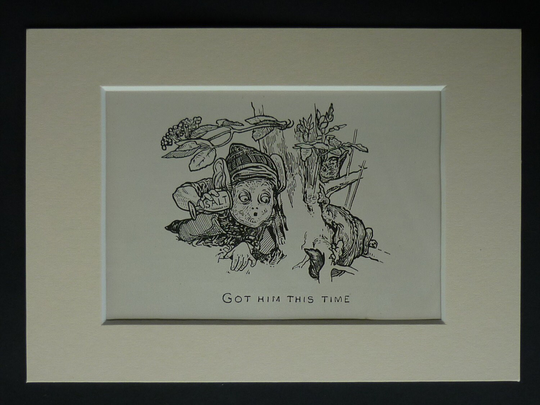 Antique Children's Print, Story Book Decor, Available Framed, Salt Art, Nursery Gift, Fairy Tale Picture Scarlet Herring Athelstan D Rushden