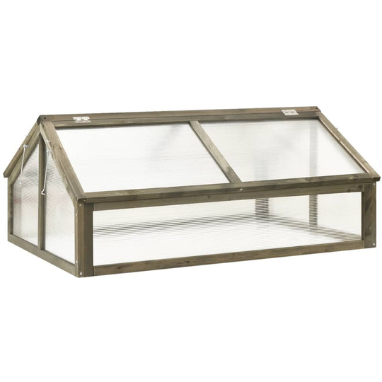 Asupermall - Greenhouse Grey 114x80x50 cm Firwood