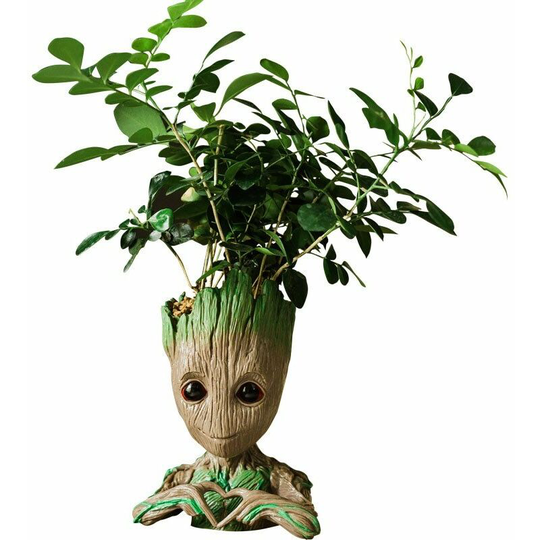 Bearsu - Cute Flowerpot Model Toy Pen Pot Flower Pot Planter Figurines Tree Man Garden Planter Flower Pot Gift For Baby Kids