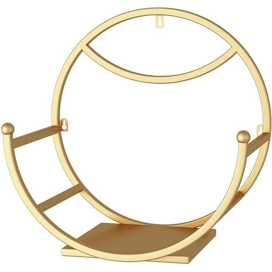 Gdrhvfd - Indoor Plant Wall Planters Modern Design Wall Plant Holder, Living Room Plant Holder for Restaurant, Decorative Wall Frame - Gold 25cm