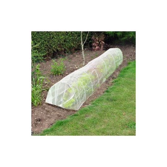 Garden Mile - Large 3m Fleece Net Polytunnel Plant Seedling Cover - Grow Tunnel Cloche Propogator Mini Greenhouse for Veg, Fruits, Flowers - Frost