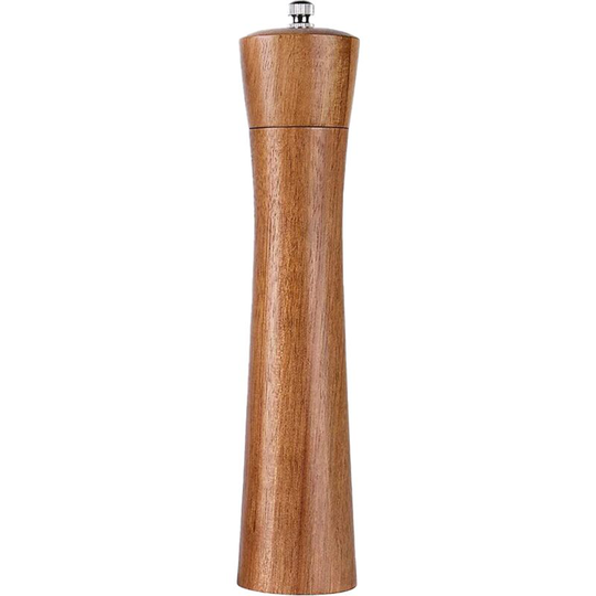 Fvbjd - Wood Salt and Pepper Mill, Adjustable Coarseness Wooden Peppermill with Ceramic Grinding Core 10 inch acacia wood
